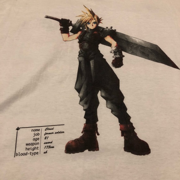 RARE Collectible Vintage Final Fantasy VII Shirt - Picture 3 of 7